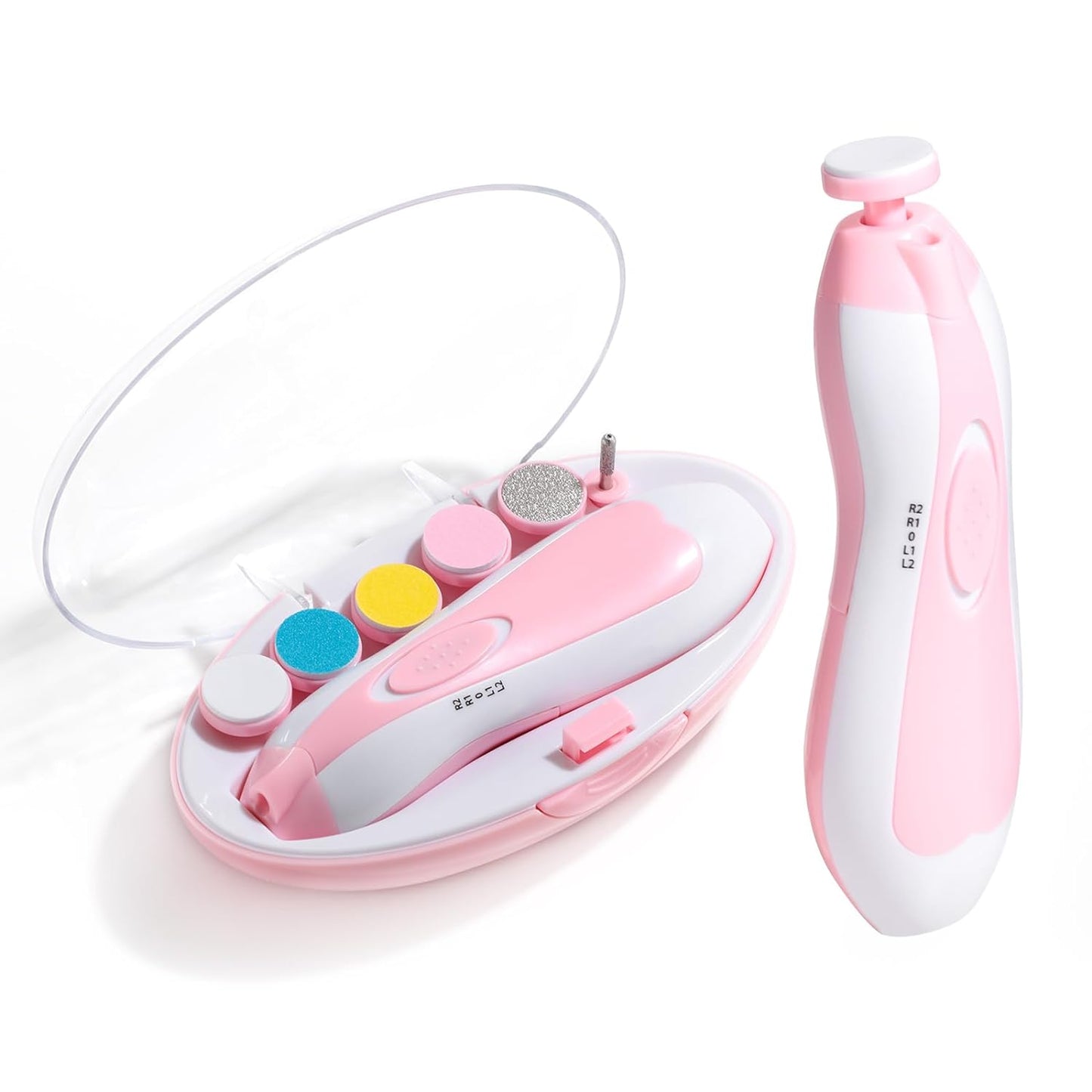 Baby Nail Trimmer 6 in 1 - A Safe Electric Trimmer for Baby Nails