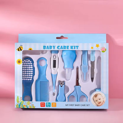 Baby's 10 In 1 Healthcare Accessories: Complete Nursery Grooming Set